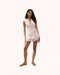 Jagger Wrap Vest- Pale Pink