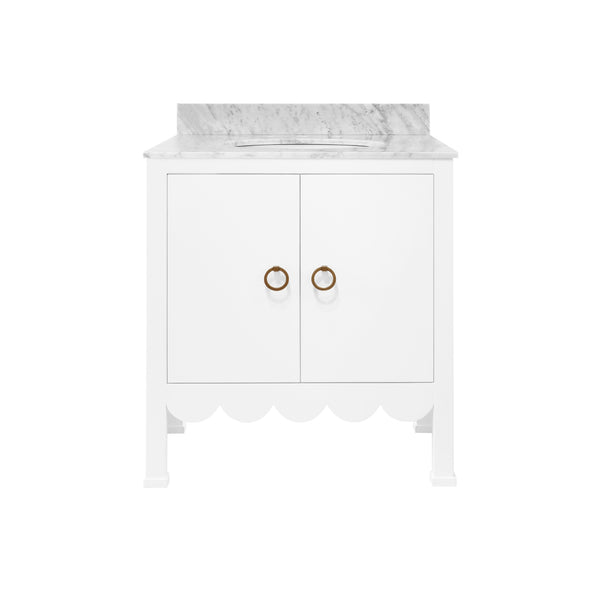 Jean Bath Vanity in White