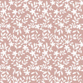 Jo Floral Fabric in Dusty Pink