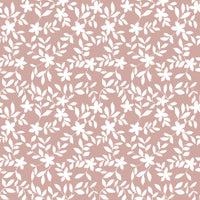 Jo Floral Fabric in Dusty Pink