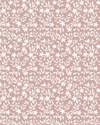 Jo Floral Fabric in Dusty Pink