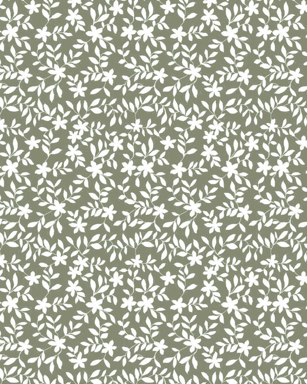 Jo Floral Fabric in Laurel