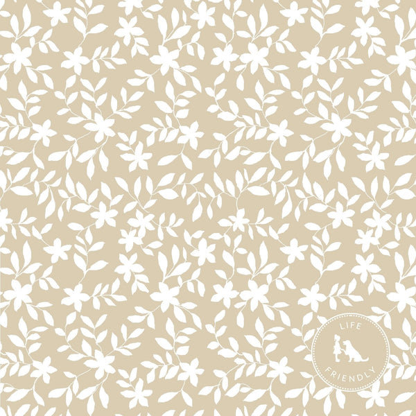 Jo Floral Fabric in Natural