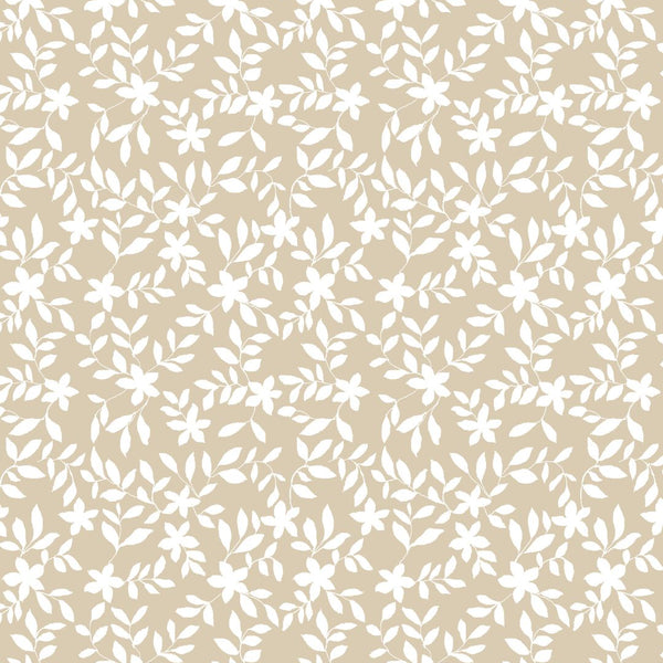 Jo Floral Fabric in Natural