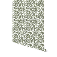 Jo Floral Wallpaper in Laurel