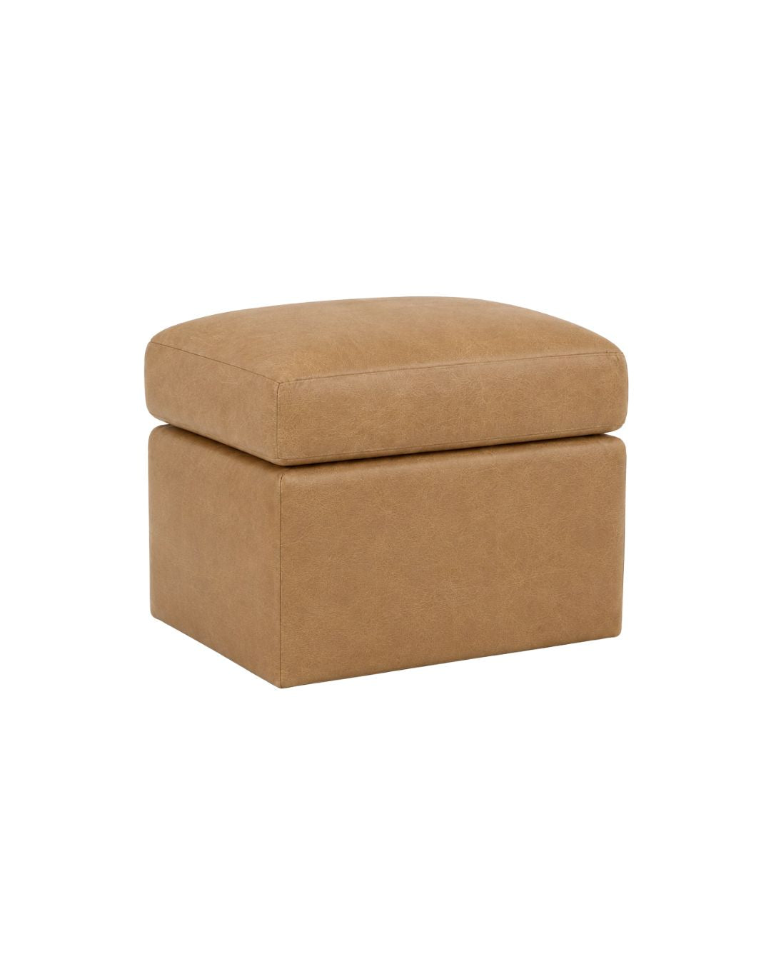Kendall Leather Ottoman