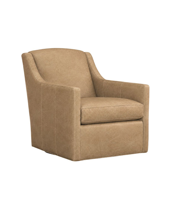 Kendall Leather Swivel Chair