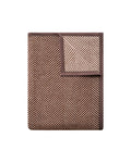 Langley Herringbone Throw - Brown