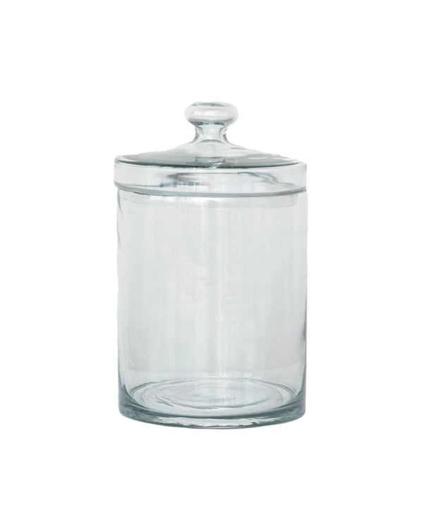 Large Simple Glass Canister