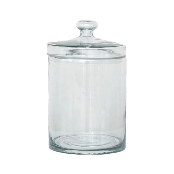 Large Simple Glass Canister
