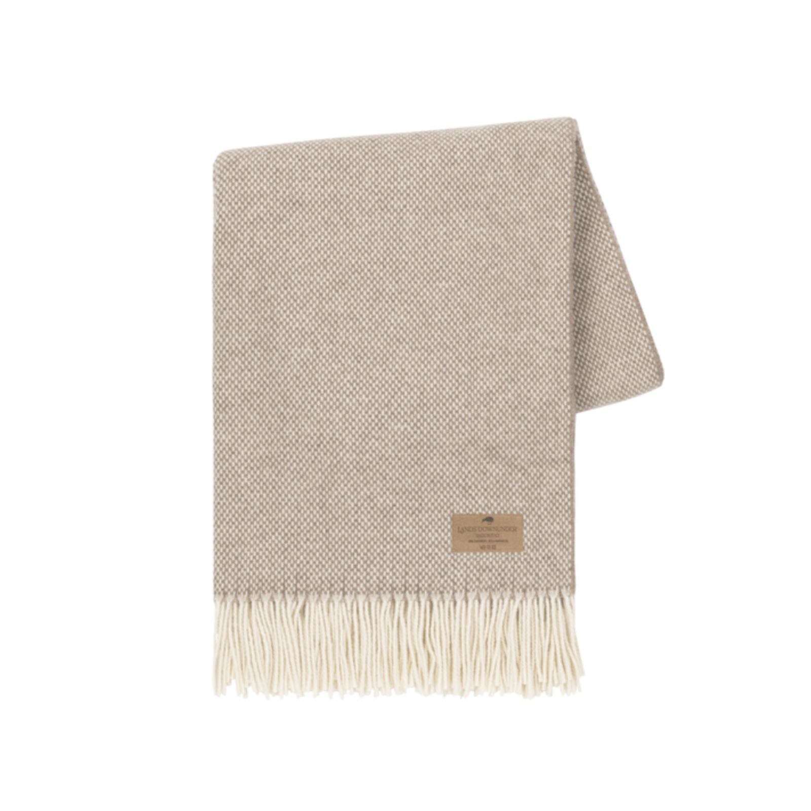 Latte Cashmere Throw