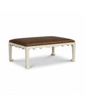Leo Leather Ottoman