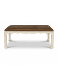Leo Leather Ottoman