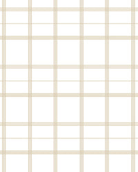 Linden Plaid Fabric in Natural