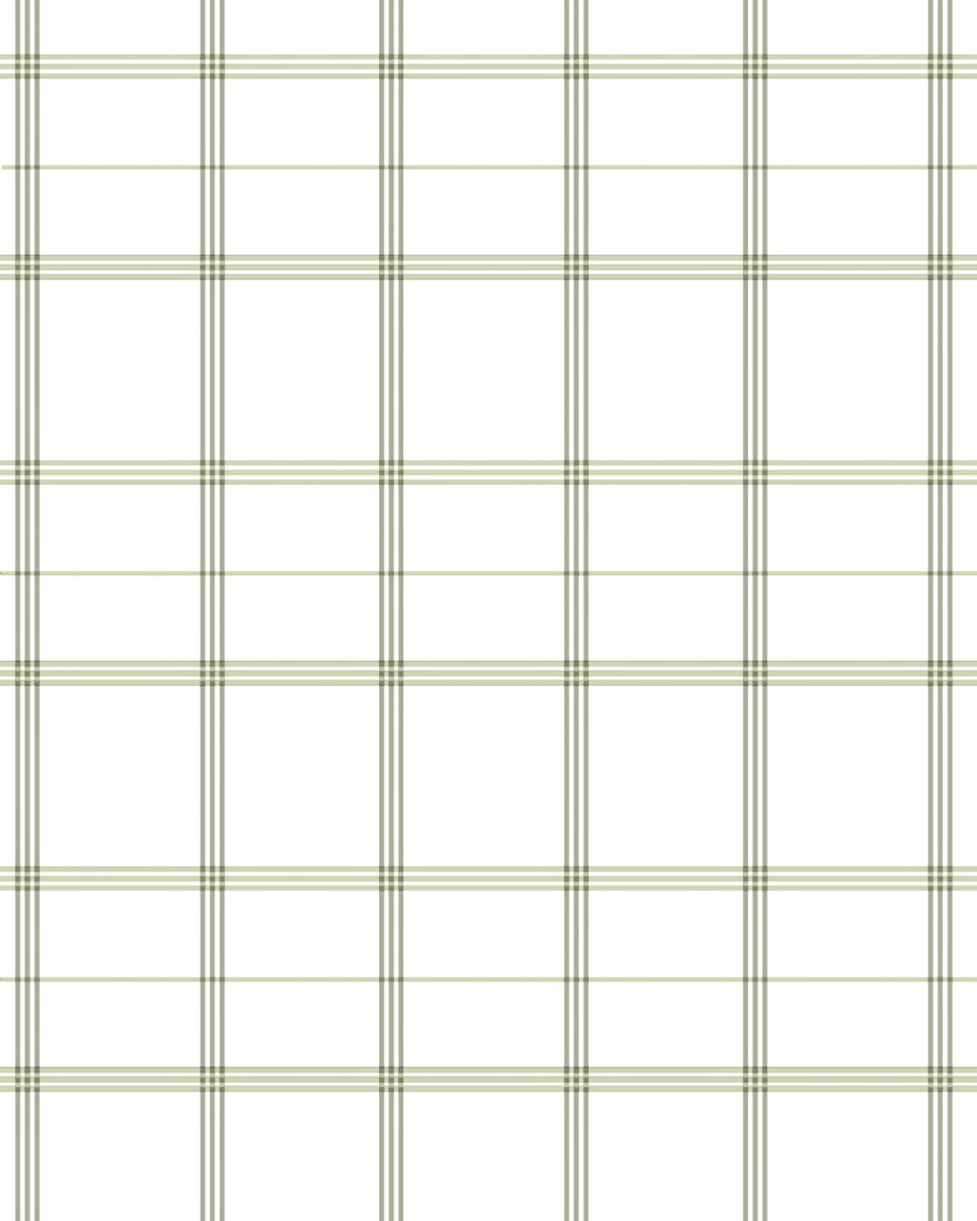 Linden Plaid Fabric in Laurel