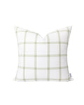 Linden Plaid Pillow in Laurel