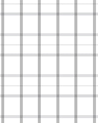 Linden Plaid Fabric in Stone Grey