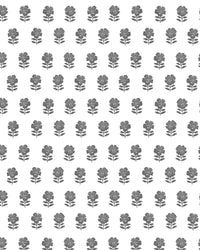 Lulu Floral Fabric in Charcoal