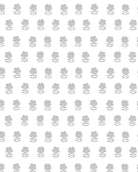 Lulu Floral Fabric in Stone Grey