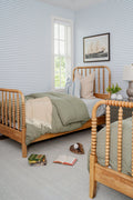Brooks Stripe Pillow in Blue