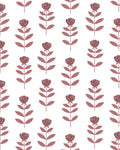Madison Floral Fabric in Rose