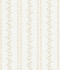 Marie Floral Stripe Wallpaper in Beige