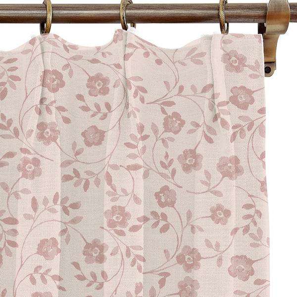 Market Floral in Blush Drapery Panel