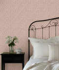 Market Floral Wallpaper in Blush