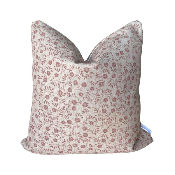 Market Floral Pillow in Blush