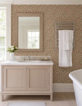 Market Floral Wallpaper in Natural