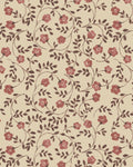 Market Floral in Natural Drapery Panel