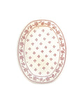 Mauve Floral Handblock Platter
