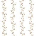 May Floral Stripe Fabric in Natural