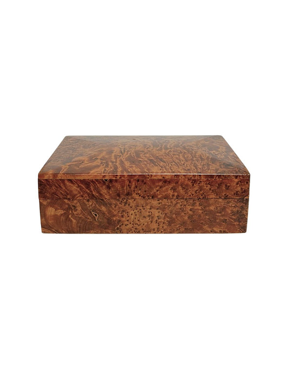 Medium Dark Burlwood Box