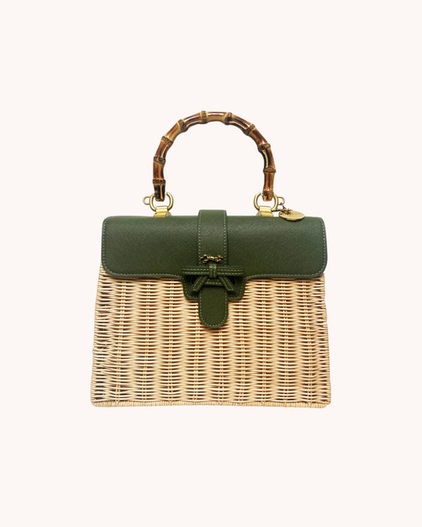 Miss Onassis Basket - Moss