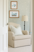 Ruffle Edge Pillow in Moss Greenwich Floral