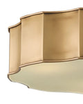 Nasseff Flush Mount in Brass