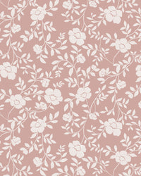 Natasha Floral Fabric in Dusty Pink
