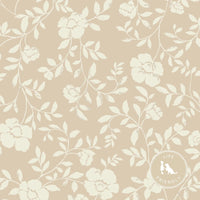 Natasha Floral Fabric in Natural