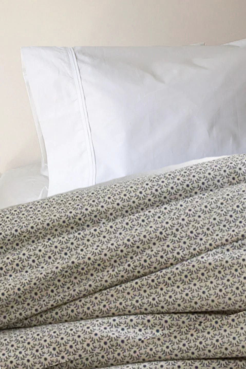 Navy Trellis Duvet Cover