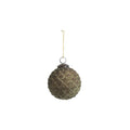 Olive Pintuck Ornament