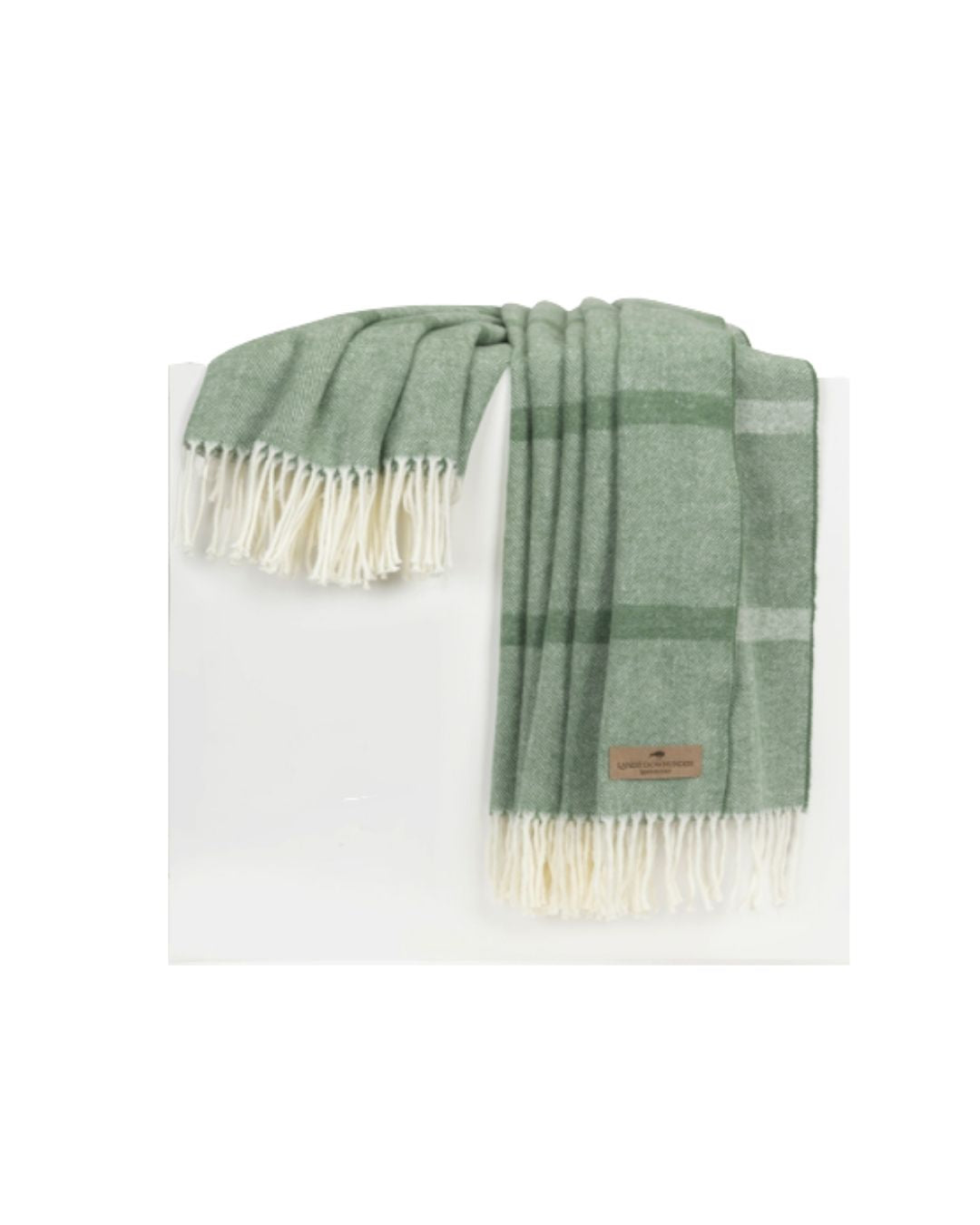Olive Montauk Herringbone Throw