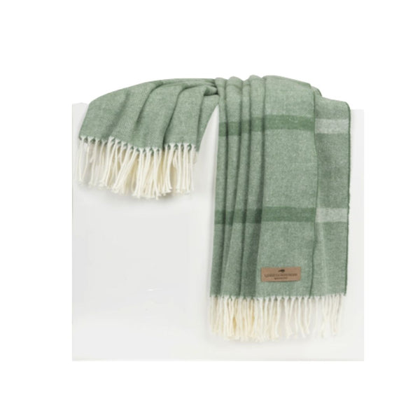 Olive Montauk Herringbone Throw