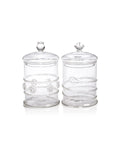 Ophelia Glass Jar, Set of 2