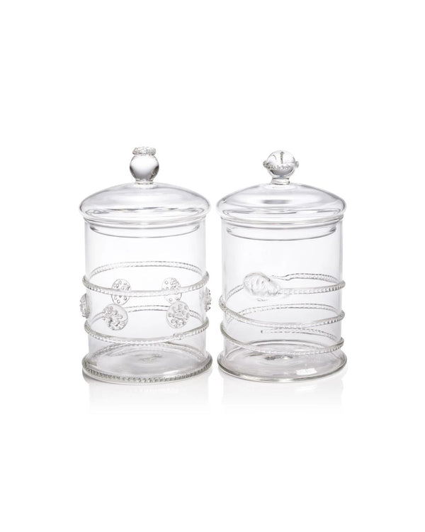 Ophelia Glass Jar, Set of 2
