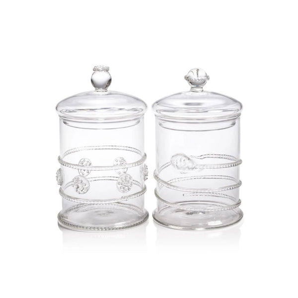 Ophelia Glass Jar, Set of 2
