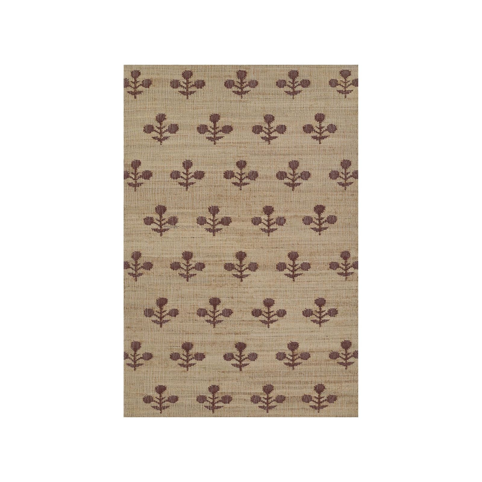 Orchard Bloom Rug in Rust