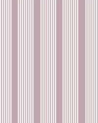 Oscar Stripe Fabric in Lilac