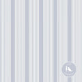 Oscar Stripe Fabric in Light Blue