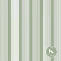 Oscar Stripe Fabric in Sage